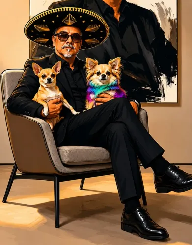 CHIHUAHUA MONTA E FILHOTES 