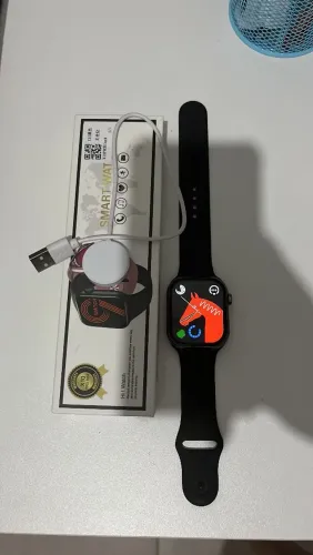 Relógio smartwatch preto