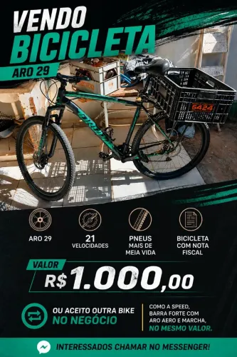 Bike aro 29 marca Dropp