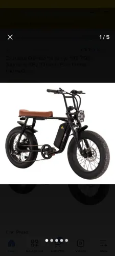 Bicicleta elétrica street gol s12