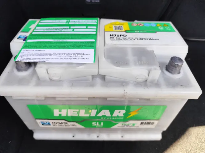 Bateria Heliar 75 amperes