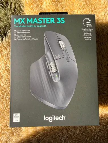 Mouse Logitech MX Master 3S Sem Fio - Como Novo / Na Caixa Completo