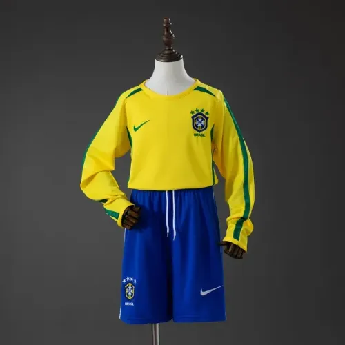 Kit Infantil Brasil Retrô Manga Longa I 2002