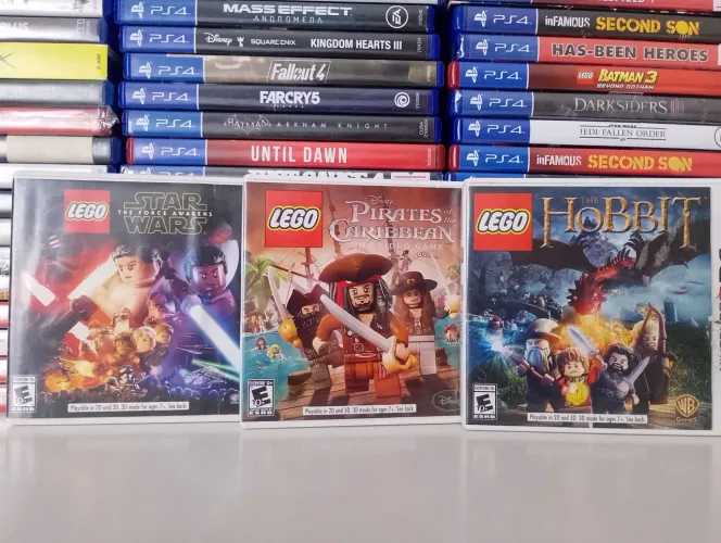 3 jogos lego 3DS