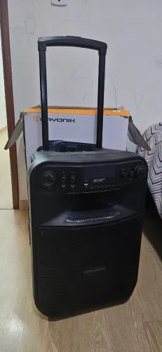 Caixa Multiuso Portátil, Hayonik, GO!POWER 300, Bluetooth, Preta
