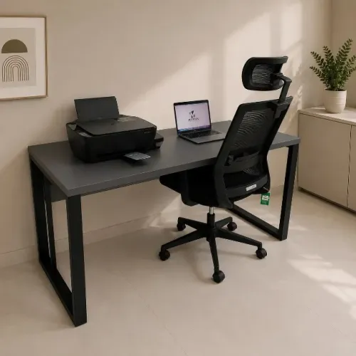 Mesa industrial para escritório 