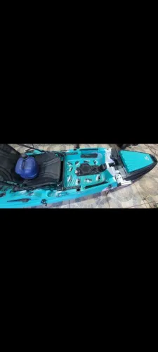 Vendo caiaque armatus polaris nautica com suporte de motor e de motor eletrico