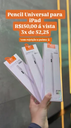 PENCIL UNIVERSAL PARA IPAD COM REJEIÇÃO A PALMA 