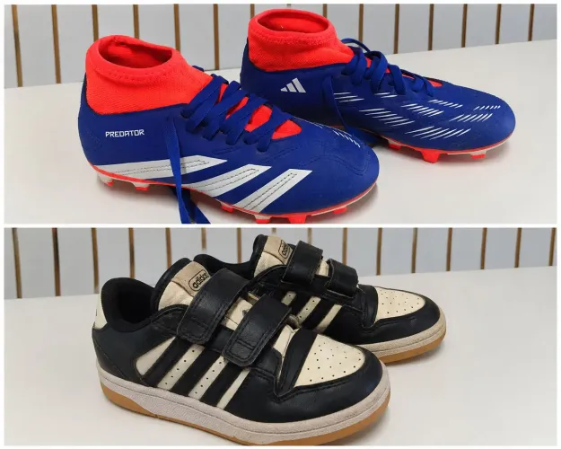 Chuteira e tênis Adidas N°30 