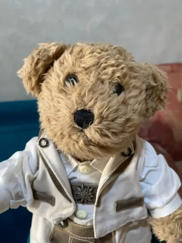 Urso de pelucia importado, articulado, 40 reais!!