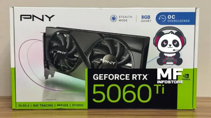 Placa de Vídeo RTX 5060 Ti 8GB PNY - NOVA