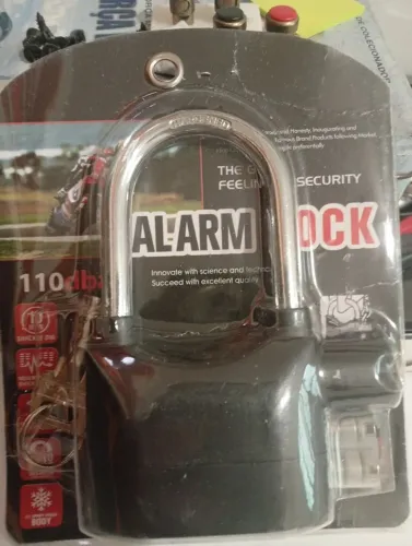 Cadeado com alarme