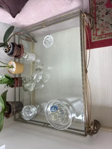 Vende-se mesa de centro de vidro