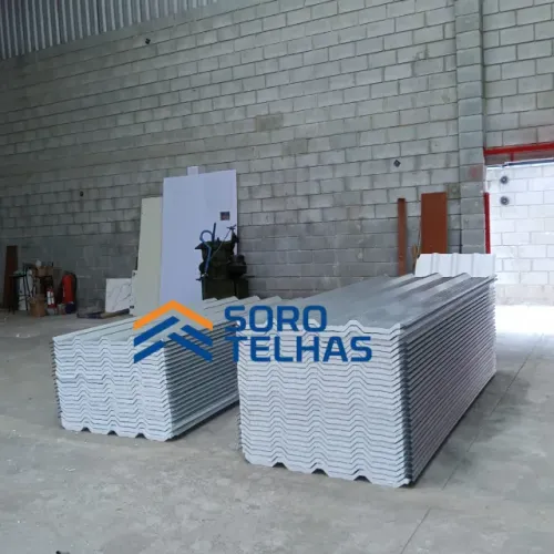 TELHA TR40/1020 SANDUICHE NATURAL