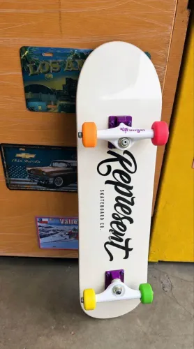 Skate Montado Semi Novo Represent + Bones + Stronger