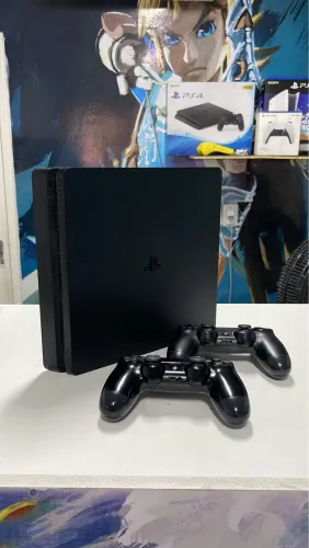 Ps4 slim 1tb com garantia!