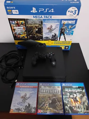 Ps4 Slim 1TB +Jogos