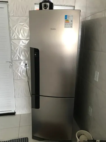 Refrigerador Cônsul duplex inox 397L - frost free