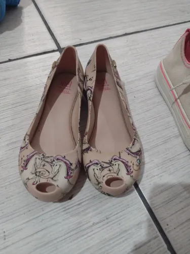 Mini melissa + tênis casual 