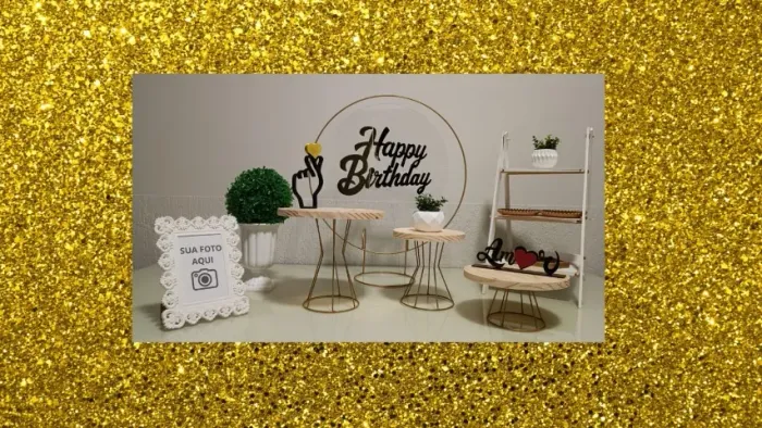 ALUGUEL FESTA MINI MESA PERSONALIZADA