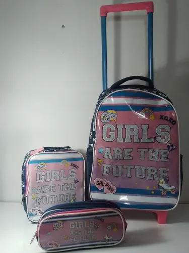 Mochila escolar rodinhas 