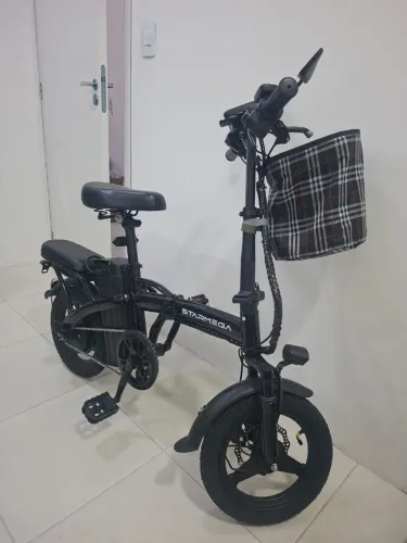 BICICLETA ELÉTRICA ZURB STAR MEGA - POUCO USO + COMPLETA!