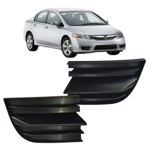 Par de moldura do milha Honda New civic 07/08