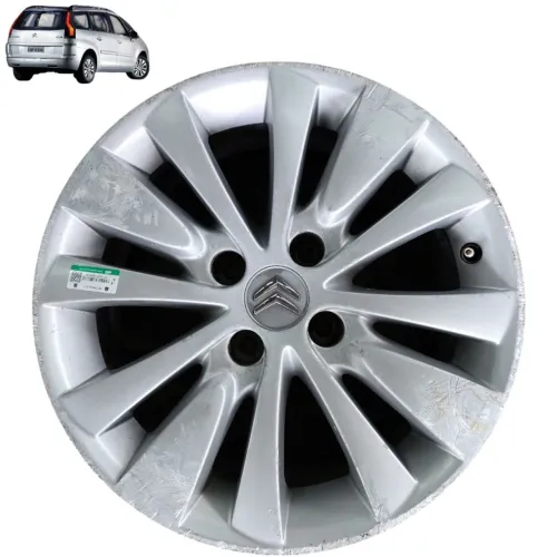 Roda Liga Aro 16 4x108 Citroen C4 Grand Picasso 2009 Avulsa - Prata
