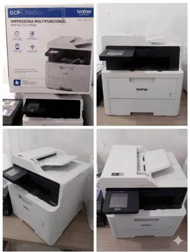 Impressora Brother Dcp-l3560cdw Laser/led Wifi Cor 110v Cor Branco 127V