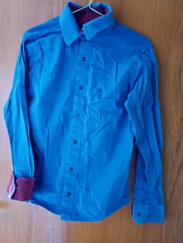 Camisa Social Servos Masculina Infantil Tamanho 10