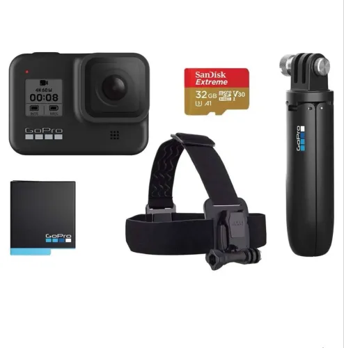 Câmera Gopro Kit De Hero8 4k Chdrb-801 Ntsc/pal Black (Usado)