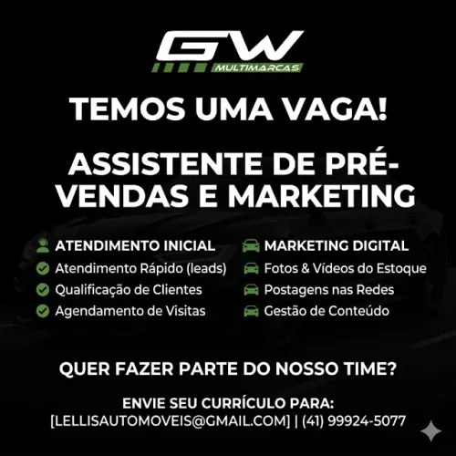 Assistente de Pré-Vendas e Marketing  