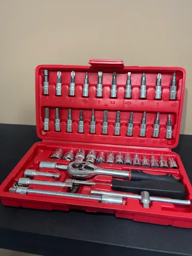 Kit de Ferramentas 46 Peças - Completo | Novo na Caixa