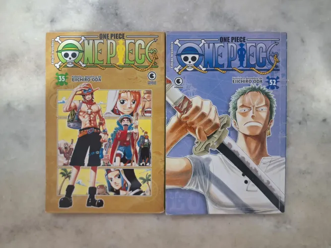 ?[EDIÇÕES CLÁSSICAS] Kit 2 Mangás One Piece (Vols. 35 e 52) - Editora Conrad