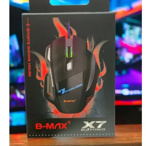 Mouse Gamer 3200 DPI Ajustável - 7 Botões, LED RGB, Ergonômico, Antideslizante, Ideal para