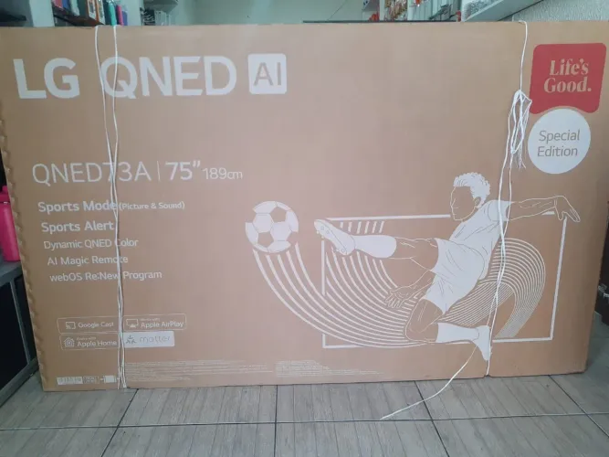Smart tv LG Qned 75 polegadas