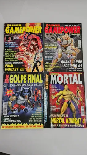 Lote de 4 Revistas SupergamePower