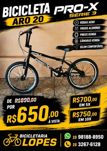 Bicicleta aro 20 pro X série 3