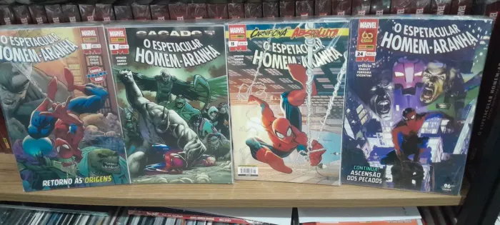 Coleção Hq O Espetacular Homem-Aranha 1 ao 24 por Nick Spencer 4 série Marvel Panini