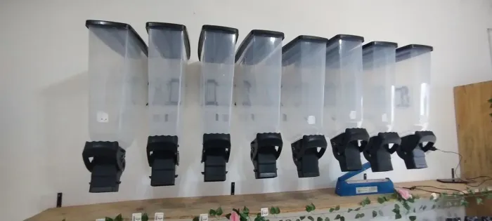 Dispenser ração e cereais