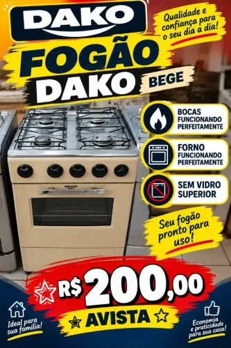 Fogão dako bege