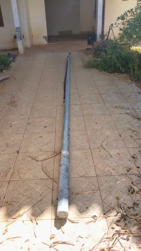 POSTE GALVANIZADO 6 METROS , PADRÃO ENERGISA
