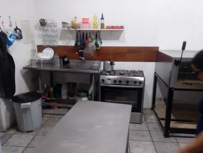 Mesas de trabalho inox