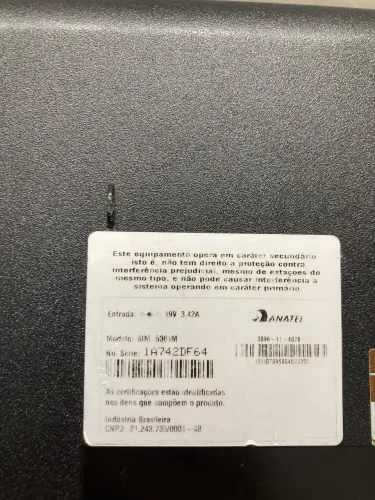 Note positivo Intel core i7 - para peças 