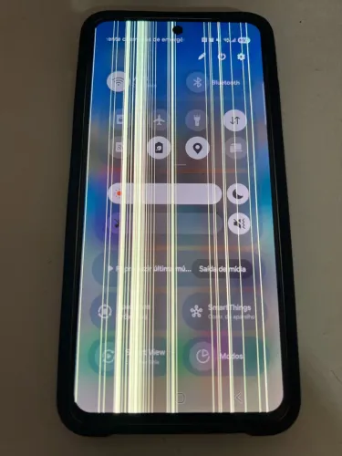 Samsung Galaxy S21 FE 128GB - Funcionando, com Linhas na Tela