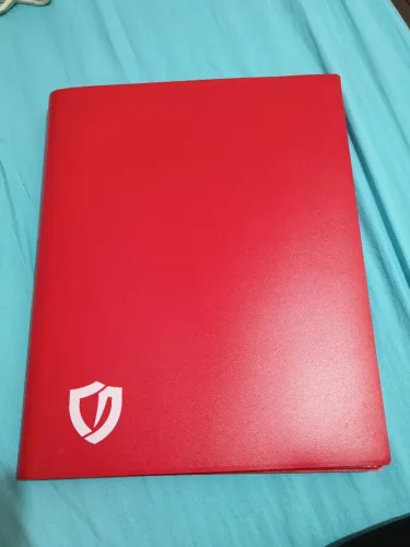 Fichario/Binder Central pokémon 9 bolsos (vermelho)