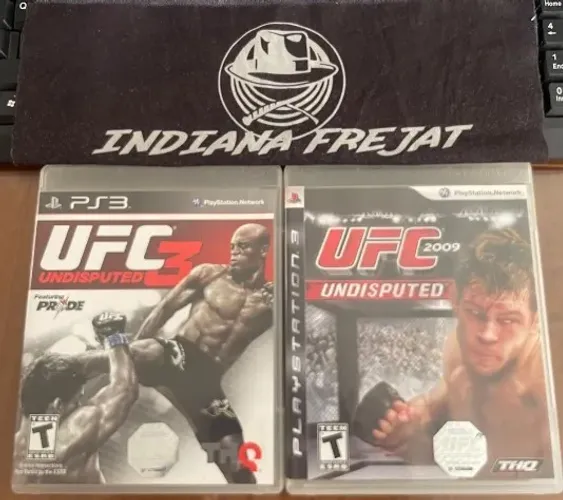 Jogos de PS3 UFC 2009 e UFC 3 Undisputed
