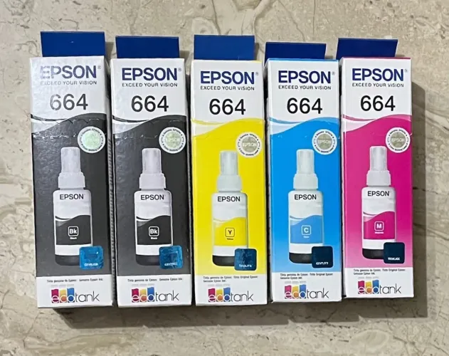 Kit tintas Originais Epson 664