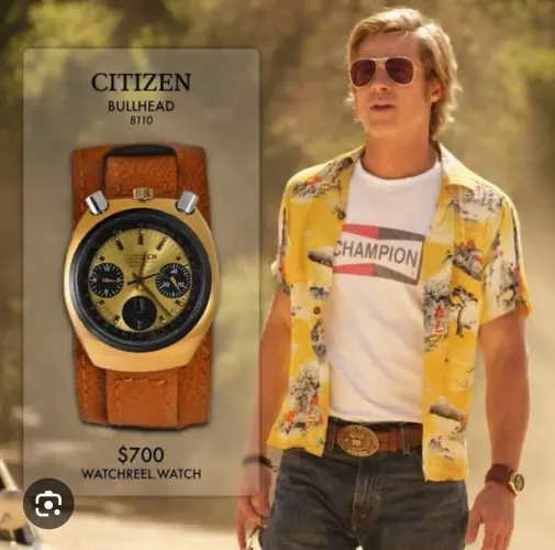 CITIZEN BULLHEAD 8110 BRAD PITT AUTOMATIC CHRONOGRAPH