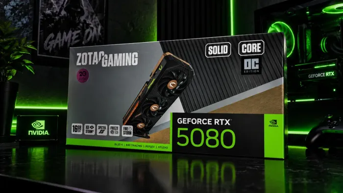 Placa de video NVIDIA RTX 5080 ZOTAC SOLID OC